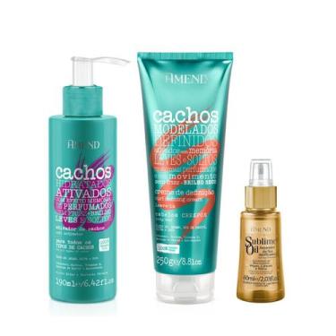 Imagem de Amend Cachos Ativador de Cachos 190ml + Leave-in Crespo 250ml + Sublim