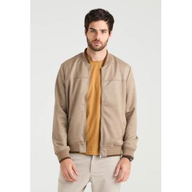Imagem de Jaqueta Docthos Slim Bomber Suede, 015 caqui, M