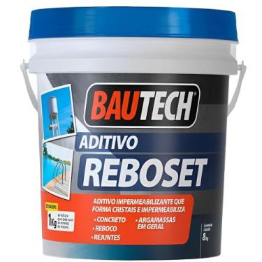 Imagem de Aditivo Impermeabilizante Argamassa Reboset 8kg - 21097 - BAUTECH
