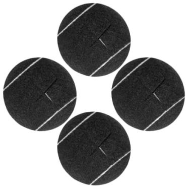 Imagem de Bolas de tênis para as pernas da cadeira, de piso de tênis da bola | Coberturas de deslizamento do piso de feltro para serviço pesado - Anti Slip Rubber Glide Cobertings Ball de tênis para sala de est