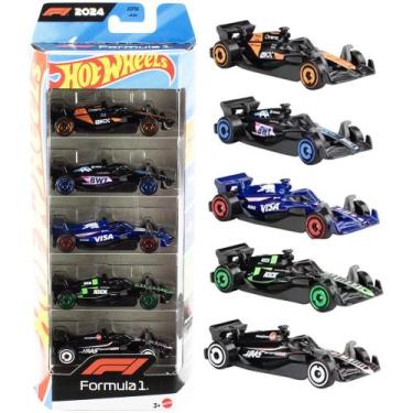 Imagem de Hot Wheels Coleção F1 Fórmula 1 Pack 5 Carrinhos 1:64 Metal JBJ78 2025