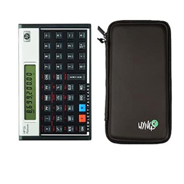 Imagem de Calculadora financeira HP 12C Platinum + capa protetora WYNGS preta