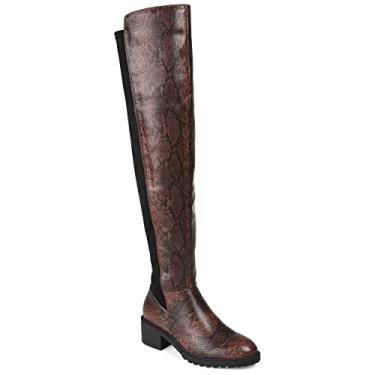 Imagem de Journee Collection Women's Tru Comfort Foam Extra Wide Calf Aryia Boot Snake 8 Extra Wide WOMENS US