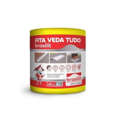 Imagem de Vedatudo Fita Aluminizada Brasilit 20Cmx10m