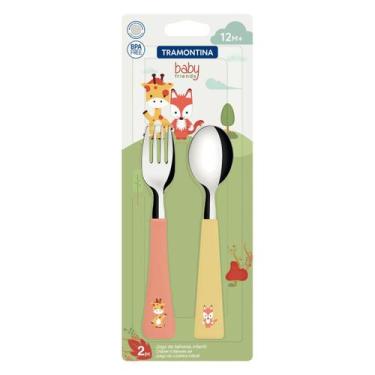 Imagem de Jogo de Talheres Infantil Baby Friends 2 Peças Tramontina