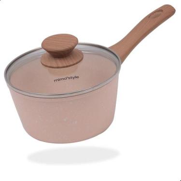 Imagem de Panela Antiaderente Ceramica 16cm Cooktop Induçao Com Tampa - MIMO STY