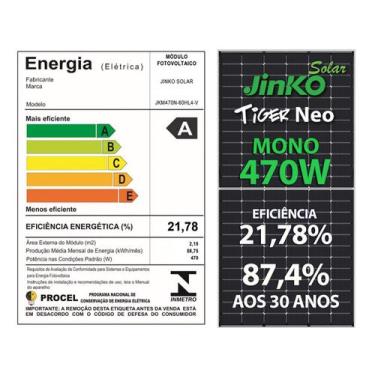 Imagem de Kit Energia Solar On Grid Deye M.Inversor Colonial Gf 0,94kwp Jinko Ti
