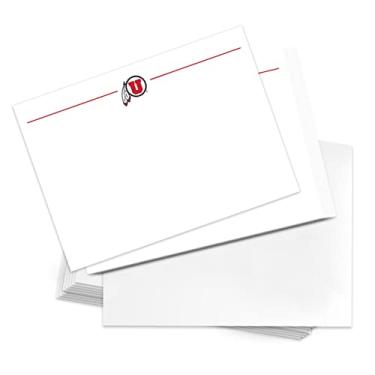 Imagem de Desert Cactus Cadernos University of Utah Pacote com 10 cartolina UT Utes inclui envelopes memorando festa de agradecimento (cartão 1a)
