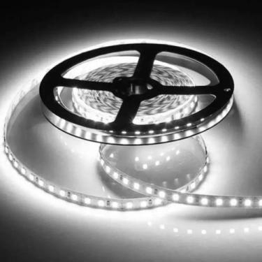 Imagem de Fita Led 5050 Branco Frio ou Quente IP20 + Fonte 12v Iluminação Sala Q