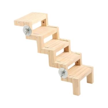 Imagem de Ｂｅｓｇａ Escada de escalada para pássaros, suporte para papagaios de estimação, escada leve multifuncional, brinquedo para papagaios, playground para pássaros, 18x9.3x5.3 Cm