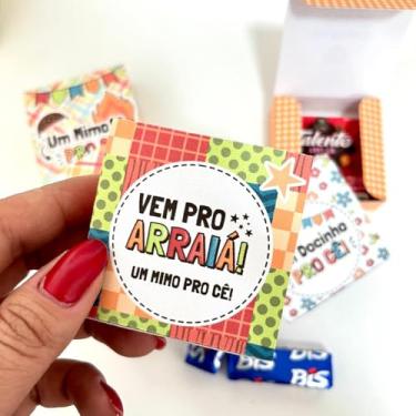 Imagem de Caixinha Multiuso Festa Junina Lembrancinha - 30 Unidades - Pegue e Monte