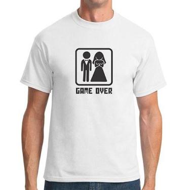 Imagem de Camiseta Game Over - Original Uniformes, EG, Branco, Masculino