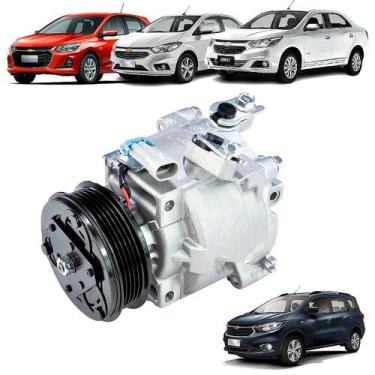 Imagem de Compressor Do Ar Scroll Chevrolet Spin 1.8 2013 ate 2022 - KLASSE AUTO