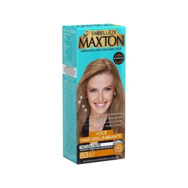 Imagem de Tintura Creme Maxton Louro Claro 8.0