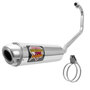 Imagem de Escapamento Pro Tork 788 Moto Dafra Speed 150 Alto Desempenho, CROMADO