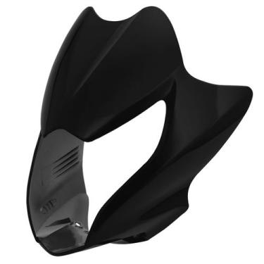 Imagem de Carenagem Do Farol Cromo Forte Titan 150 Ks Es Esd 2009 À 2013, PRETO 