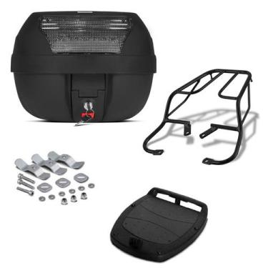 Imagem de Baú 28 litros pro tork + bagageiro cbx 250 twister, CRISTAL, CBX 250 T