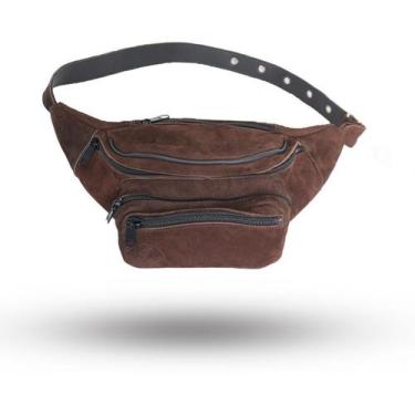Imagem de Pochete de Cintura em Couro MB Confecções, Café
