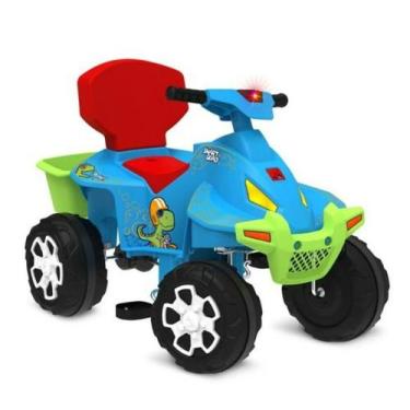 Imagem de Quadriciclo Carrinho Infantil Smart Quad Passeio Pedal Azul Blue - Ban