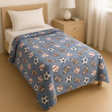 Imagem de Manta Que Brilha no Escuro Infantil Coberta Solteiro Cobertor Aveludado Tecido Macio Qualidade Premium Mantinho Neon (Solteiro, Bolas)