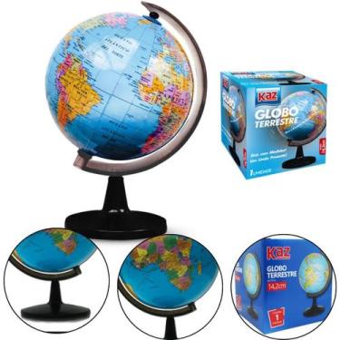 Imagem de Globo Terrestre Giratorio Mesa Mapa Mundi Político Escolar - Kaz