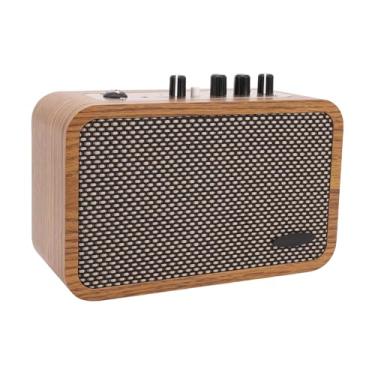 Imagem de Asixxsix Mini Amplificador de Guitarra de 10W, Amplificador de Guitarra Elétrica Portátil Com Modos de Monitoramento de Bluetooth e Fone de Ouvido, Comutação de 2 Tons