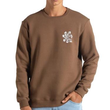 Imagem de Moletom Volcom Careca Watanite WT25 Masculina Marrom
