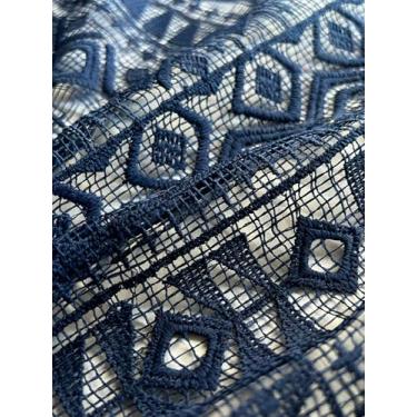 Imagem de Tecido Renda Guipir VAR 2 I 1m x 1,40m (Navy)