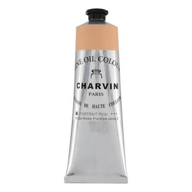 Imagem de Charvin Fine Oil Paint - Tinta a óleo francesa profissional de luxo, exibindo os pigmentos da natureza, consistência cremosa com vivacidade - Tubo único de 150 ml - Retrato Rosa