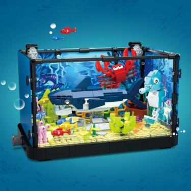Imagem de Blocos de montar 648 peças Brinquedo Educativo Infantil de Encaixar co