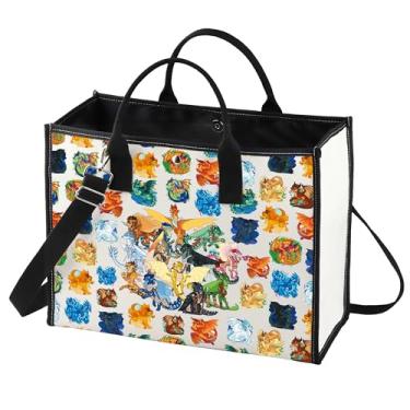 Imagem de BWWKTOP Bolsa tiracolo dragão asa dragão Darkstalker presente asas dragão tribos romance bolsa de ombro Dragon Tribes, Pulseira Wing Fire