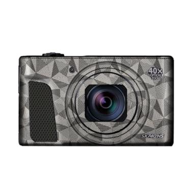 Imagem de SX740HS Película de vinil antirriscos para câmera Canon PowerShot SX740 HS 40x adesivo de acessórios de fotografia de desenho animado (titânio triangular)