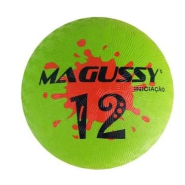 Imagem de Bola Futebol Queimada Iniciação De Borracha N12 Magussy, Verde