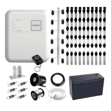 Imagem de Kit Cerca Elétrica Completo Intelbras com Central de Choque e Alarme p