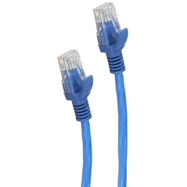 Imagem de Cabo de Rede PATCH CORD CAT6/UTP 3M. Azul - FLEX