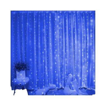 Imagem de Luzes De Cortina LED Com Controle Remoto 3M 4M 6M Para Natal, Feriados