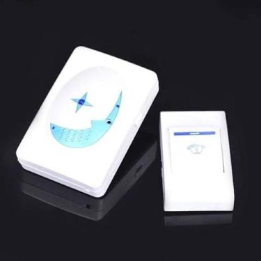 Imagem de Campainha Interfone Sem Fio À Prova D'Água Alcance 100m Para Residência E Comércio