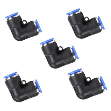 Imagem de BYYINGSUS Conexões de conector de tubo de encaixe pneumático Tubo de água rápido Mangueira de encaixe rápido OD 4 mm 6 mm 8 mm 10 mm 12 mm Vários tipos