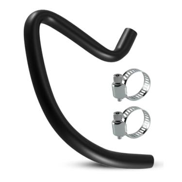 Imagem de Vaticas Linha de mangueira para resfriador de óleo de motocicleta adequada para H-arley Sportster XL 883 X48 1200 72V 2004-2013, linha de drenagem de óleo preta