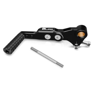 Imagem de BYYINGSUS Acessórios de motocicleta Alavanca de freio de pé Par de alavancas de engrenagem ajustáveis estendidas compatíveis com Gixxer 250150 SF250 DL250 GSX250R (DL250-02)