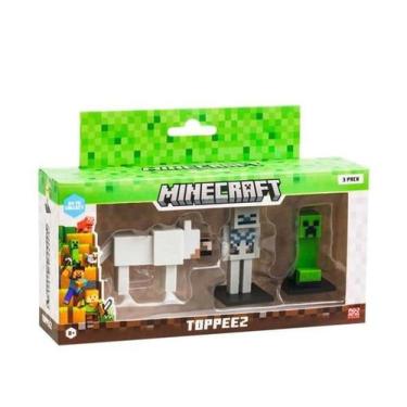 Imagem de Boneco - Minecraft Lobo,Esqueleto e Creeper MULTIKIDS