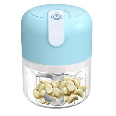 Imagem de Mini cortador de alho elétrico espremedor de alho, espremedor de alho 