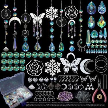 Imagem de Kit de arte e artesanato HYBEADS 400 unidades Kit DIY Suncatchers