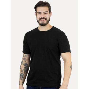 Imagem de Camiseta Calvin Klein Masculina Barra Tag Preta, XL/GG
