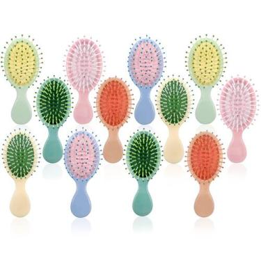 Imagem de Mini escova de cabelo úmido Goiio Travel Detangling 12 peças