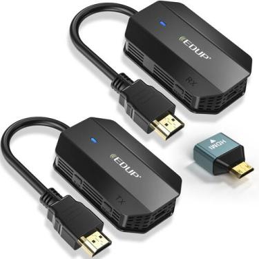 Imagem de Receptor transmissor HDMI sem fio EDUP 4K 50m de alcance 1x8 TX