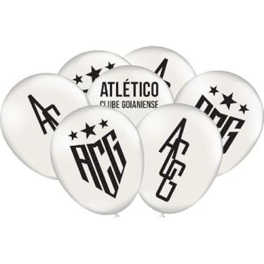 Imagem de Balão Importado Especial Látex 9" Festcolor Atlético Goianiense Oficial 1X25