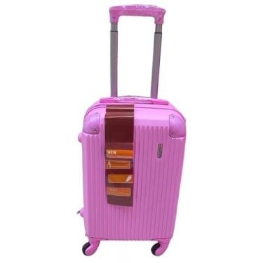 Imagem de Mala de viagem de bordo com 10KG,Material ABS, Rodinhas 360.(9kg Rosa 53x33x23cm)