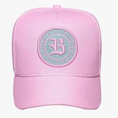 Imagem de Boné Blck Logo Suede Follow Unissex - Rosa e Verde Água-Feminino