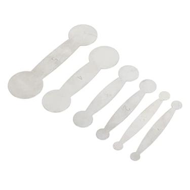 Imagem de RiToEasysports Kit de Ferramentas de Reparo de Almofada de Clarinete, Anéis de Nivelamento de Metal Delicado, Resultados Impressionantes para Entusiastas de Clarinete, 6 Peças, Prata